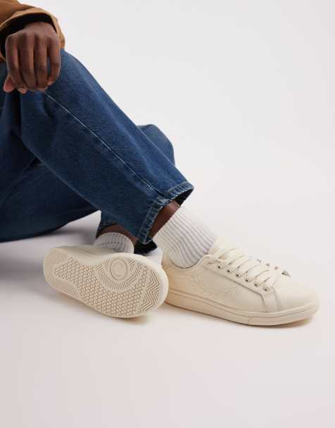Fred Perry leather sneakers in white - view 1