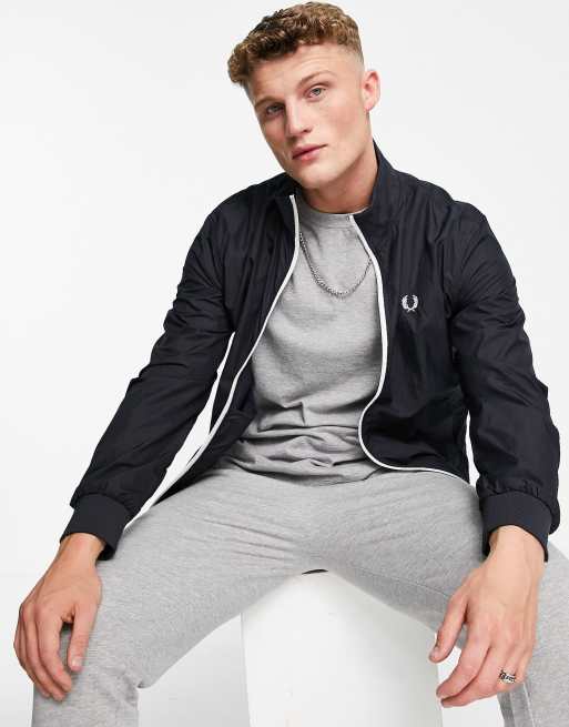 Fred Perry lightweight ripstop jacket in navy