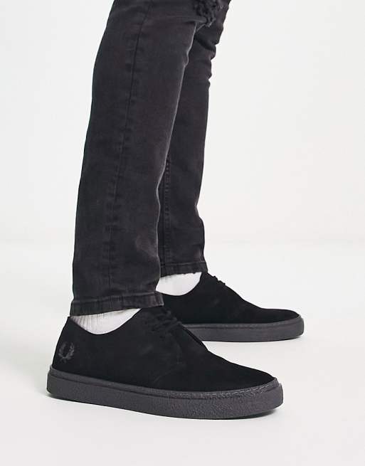 Fred Perry – Linden – Czarne zamszowe buty