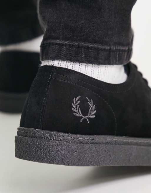 【FRED PERRY】 ★ Linden Suede ★ Black & Green Fred Perry Linden Suede (FPYB4360) - Low Tops - Boozt.com