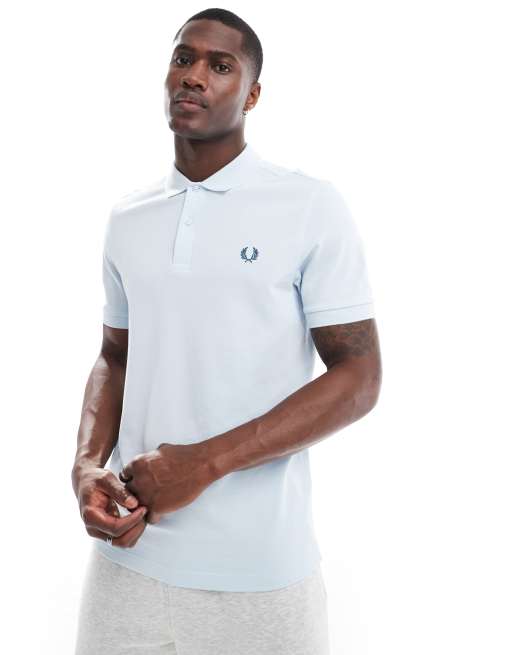 Fred Perry – Ljusblå pikétröja