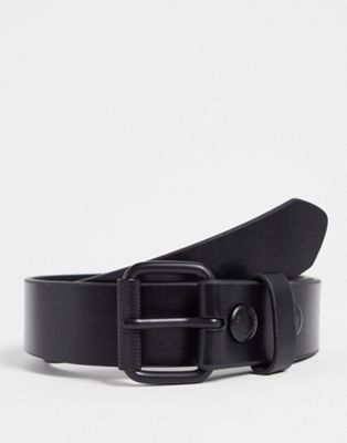Fred Perry Logo Belt In Black
