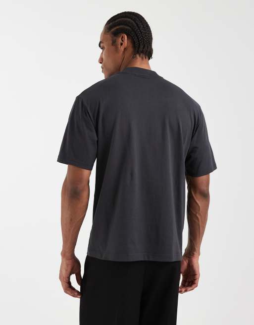 Fred Perry logo graphic t-shirt in grey, 5 of 5