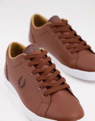 tan leather plimsolls