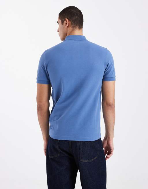 Fred Perry logo polo shirt in blue, 3 of 5