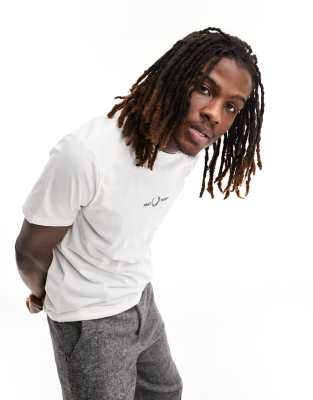 Fred Perry Logo T-shirt In White