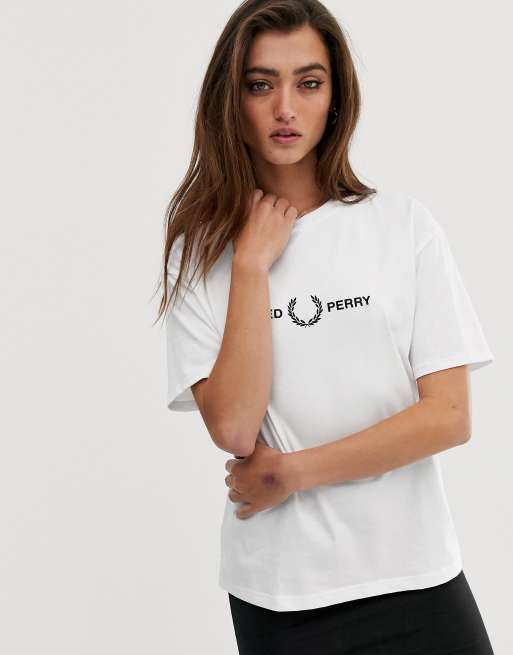 fred perry ladies t shirt