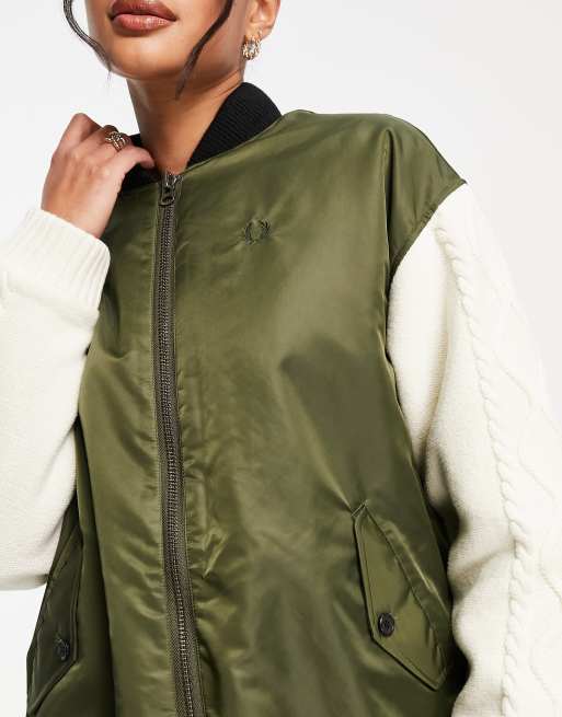 Fred perry womens bomber on sale jacket