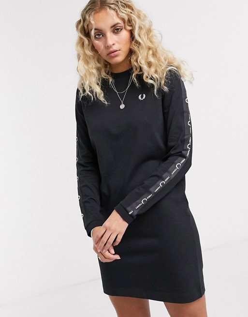 Fred perry longsleeve taped dress
