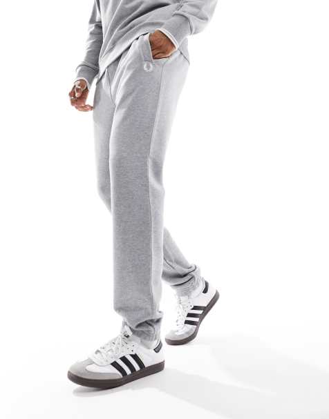 Fred Perry loopback sweatpants in grey - view 1