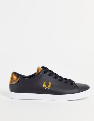 fred perry black trainers