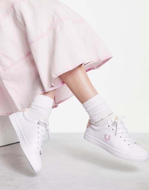 Fred Perry – Lottie – Leder-Sneaker in Weiß