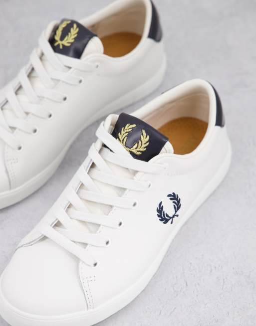 Fred Perry Lottie sneakers in white and navy