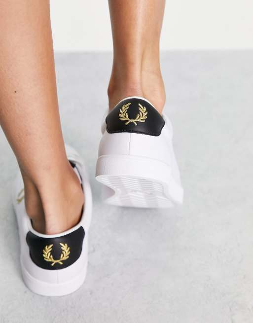 【FRED PERRY】lottie leather trainers ローカット スニーカー Fred Perry Lottie sneakers in white | ASOS