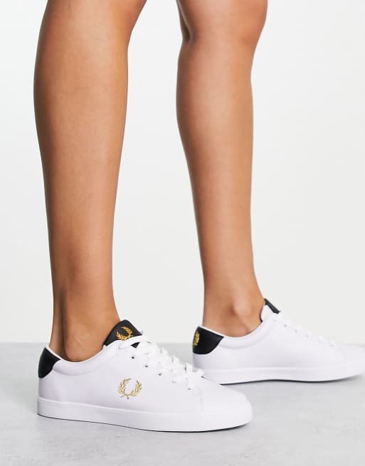 Fred Perry Lottie sneakers in white | ASOS