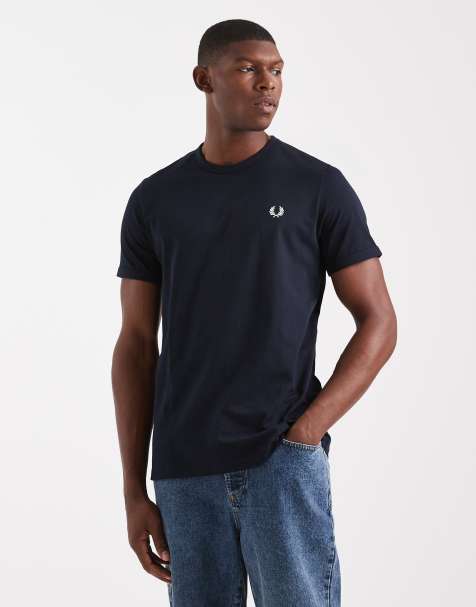 Fred Perry – Marinblå t-shirt - view 1