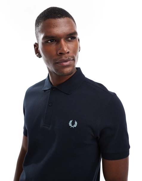 Fred Perry - Marineblå poloskjorte - view 1