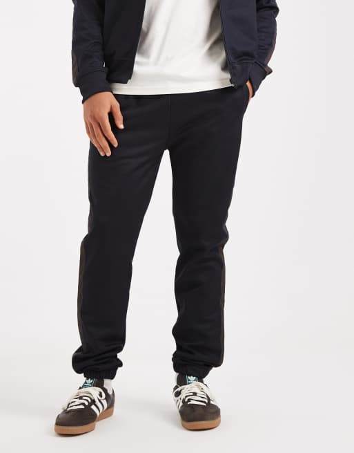 Fred Perry mesh taped track pant in navy, 2 of 5