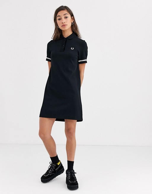 Fred Perry metallic twin tipped polo dress