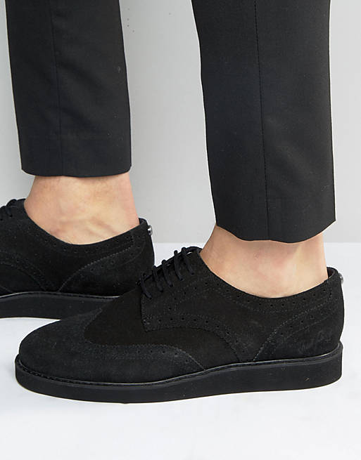 Fred Perry Newburgh Brogue Suede Shoes | ASOS