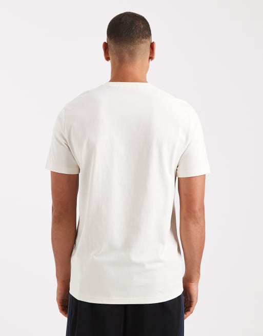 Fred Perry outline wreath graphic t-shirt in ecru, 3 of 5