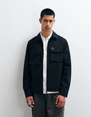 Fred Perry Laurel Wreath Logo Ripstop Overshirt - Bild 4