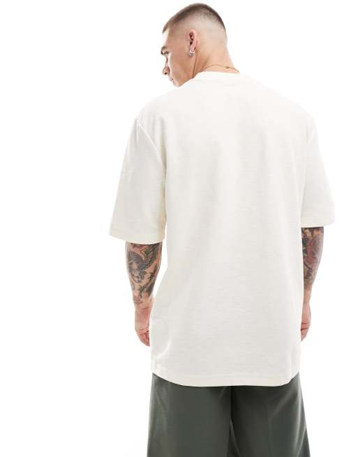 ◇FRED PERRY◇ Sport Sorona Slub T-Shirt Ecru AFPM2417794560 Fred Perry - Slub T-Shirt (Ecru) | HHV