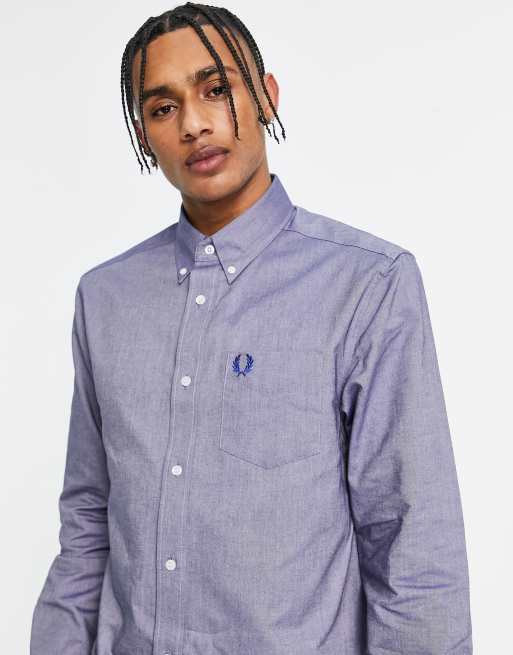 Fred perry long sales sleeve shirt