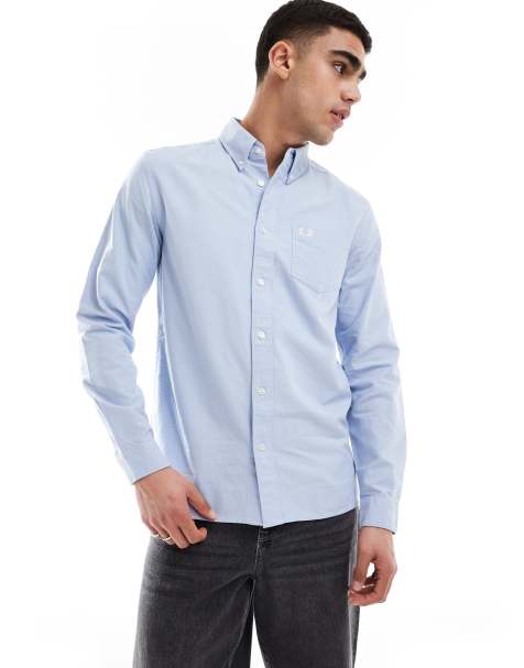 Fred Perry - Oxford overhemd in lichtblauw - view 1