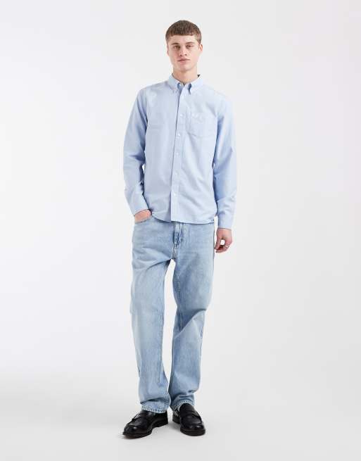 Fred Perry oxford shirt in light blue, 2 of 5