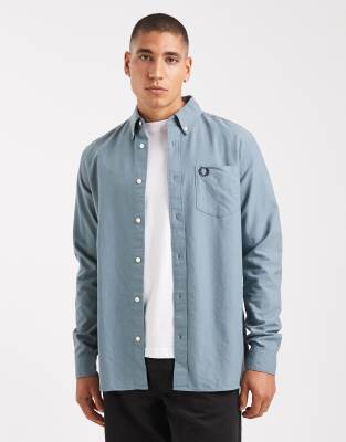 Fred Perry Fred Perry oxford shirt in light blue