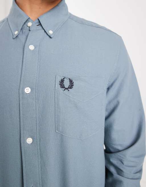 Fred Perry oxford shirt in light blue, 5 of 5