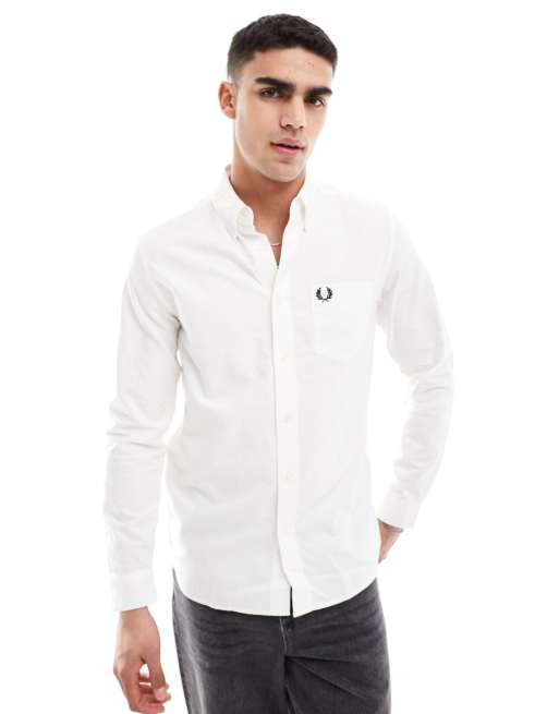 Fred perry outlet white shirt