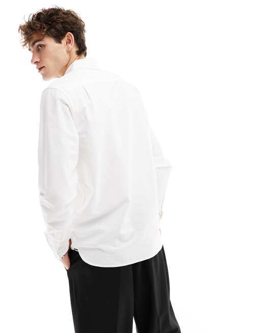 Fred Perry Oxford Shirt M5518 ホワイト Fred Perry oxford shirt in white | ASOS
