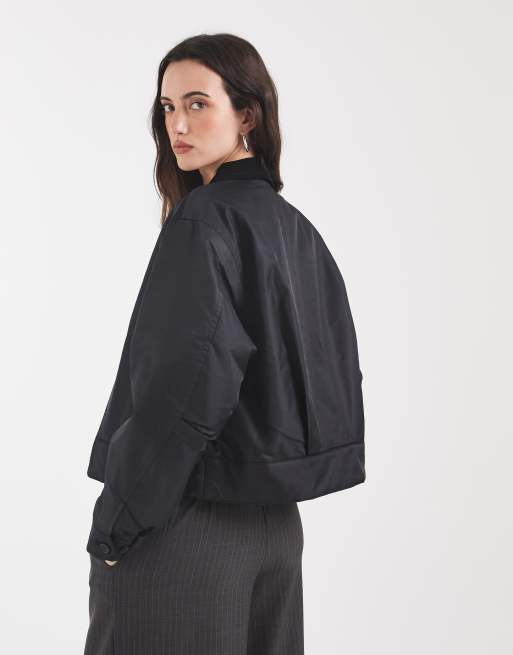 Fred Perry padded caban jacket in black, 4 of 4