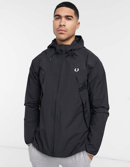 Fred perry half 2025 zip panelled jacket