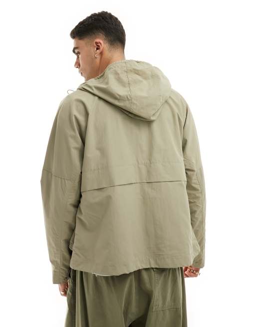 Fred Perry parka with hood in beige | ASOS