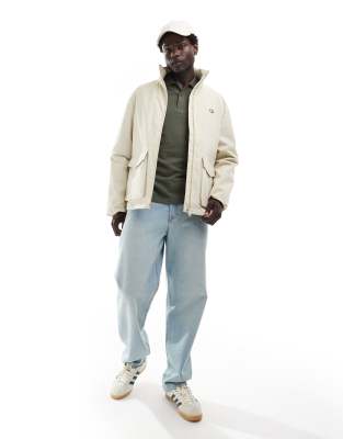 Fred Perry patch pocket sports jacket in light beige-Neutral