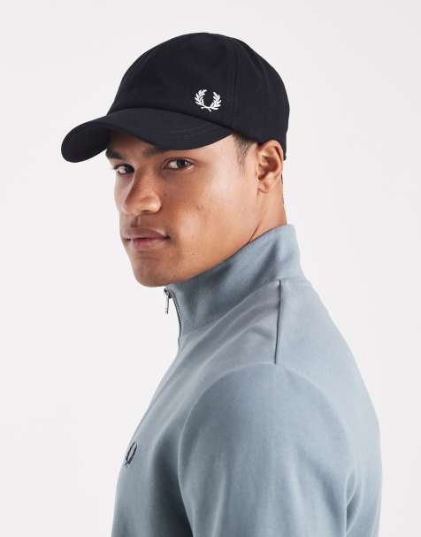 Fred Perry Pique Cap in Black - view 1