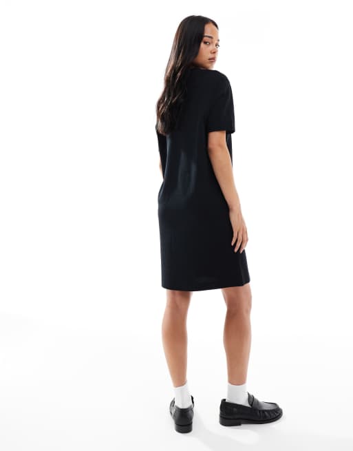 Fred Perry - Piqué jurkje met een gekleurd randje in zwart, 2 van 4