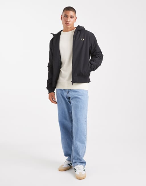 Fred Perry pique knitted jumper in ecru, 2 of 5
