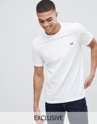 fred perry white t shirt