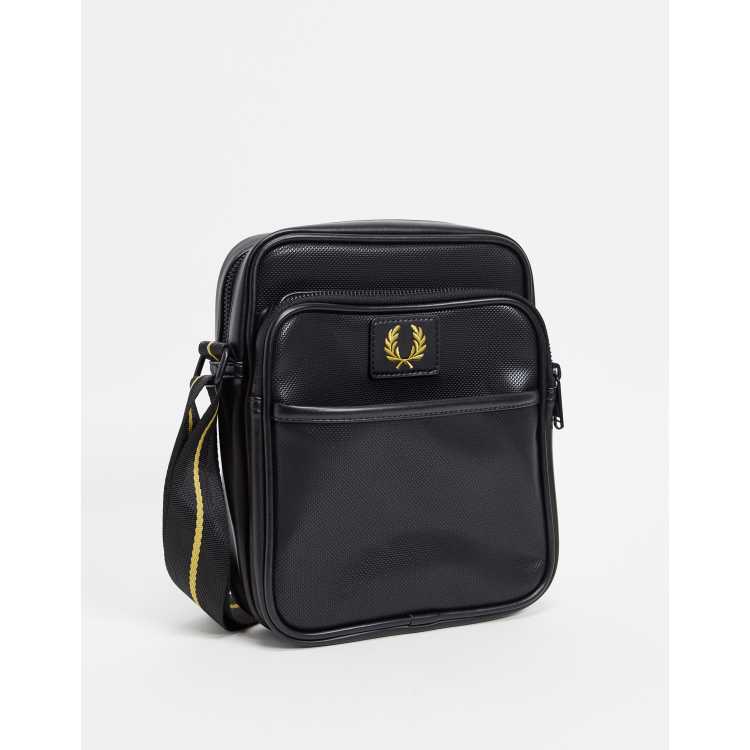 Fred perry saffiano overnight on sale bag