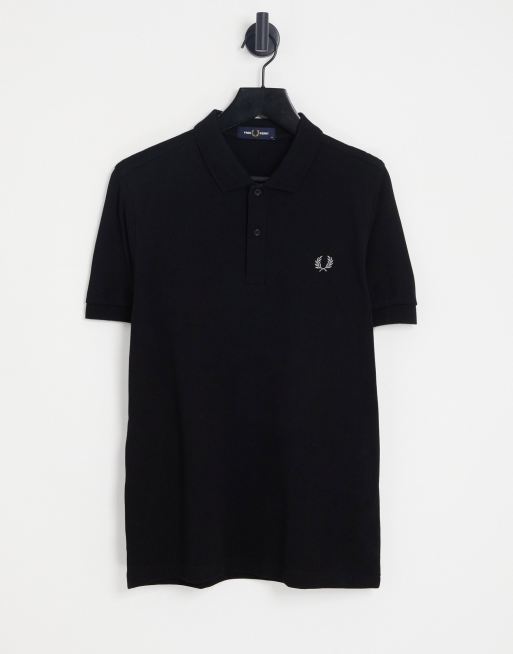 All black clearance fred perry polo