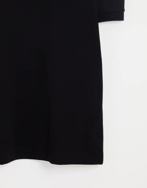 Fred Perry plain polo shirt in black, 3 of 4