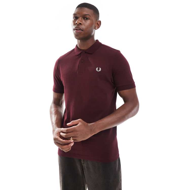 【you】FRED PERRY Embroidered T-Shirt - Dark Carbon | Men's T-Shirts