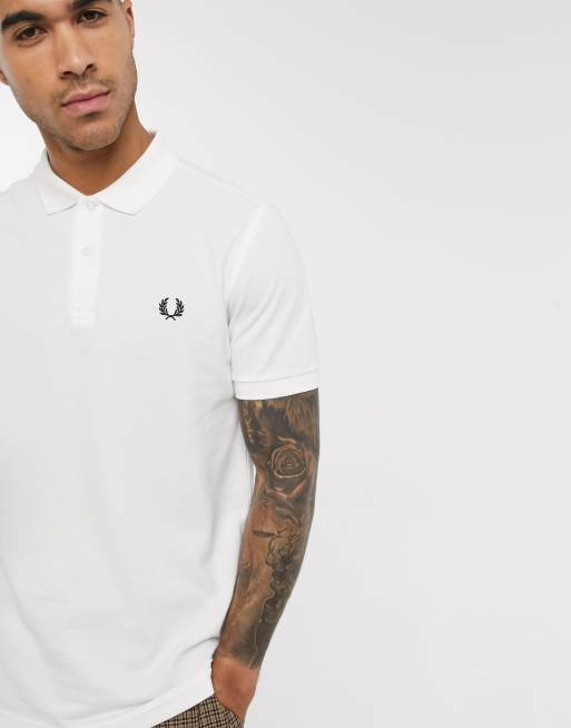 White fred hot sale perry polo