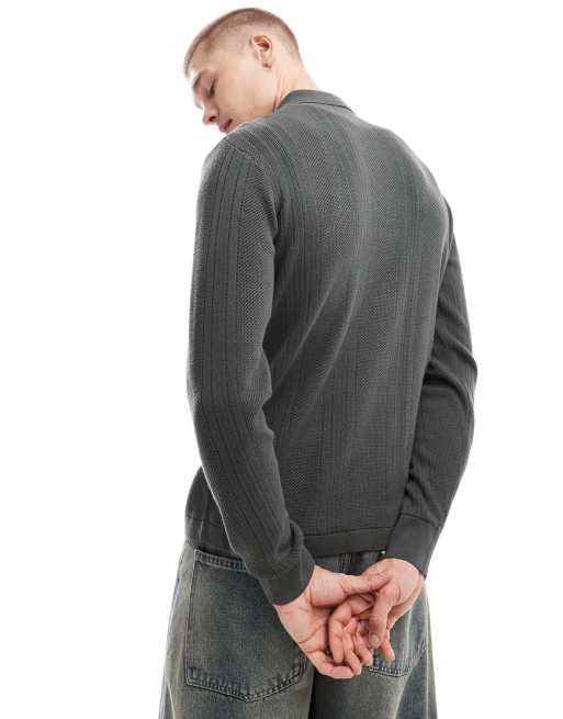 極美品 fred perry sheer knit panneled shirt K1313_560_V2_Q325_MOD1_FRONT.JPG