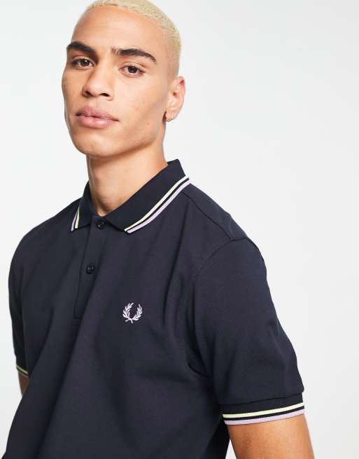 Polo fred perry bleu marine new arrivals