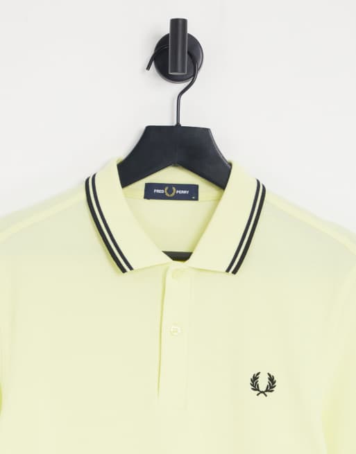 Fred Perry - Polo à liseré double - Jaune, 3 de 4